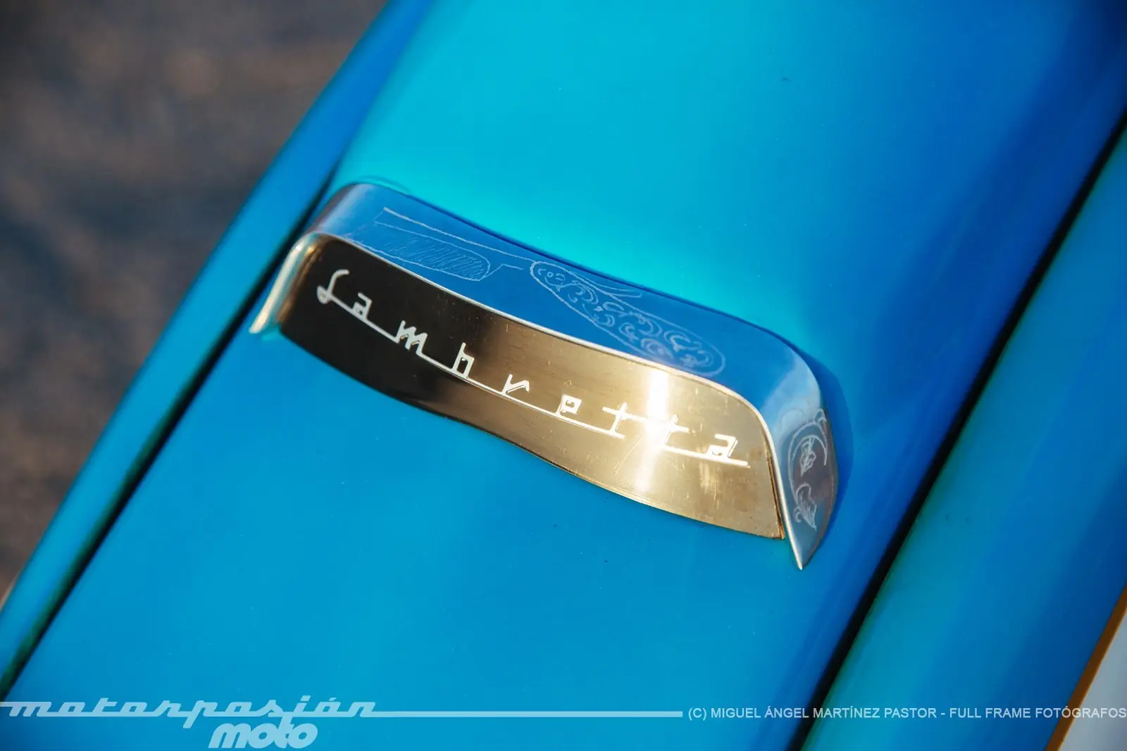 The Barber's Lambretta, personalización clásica