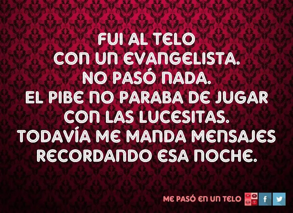 Me pasó en un TELO! +5 si te reis APTO