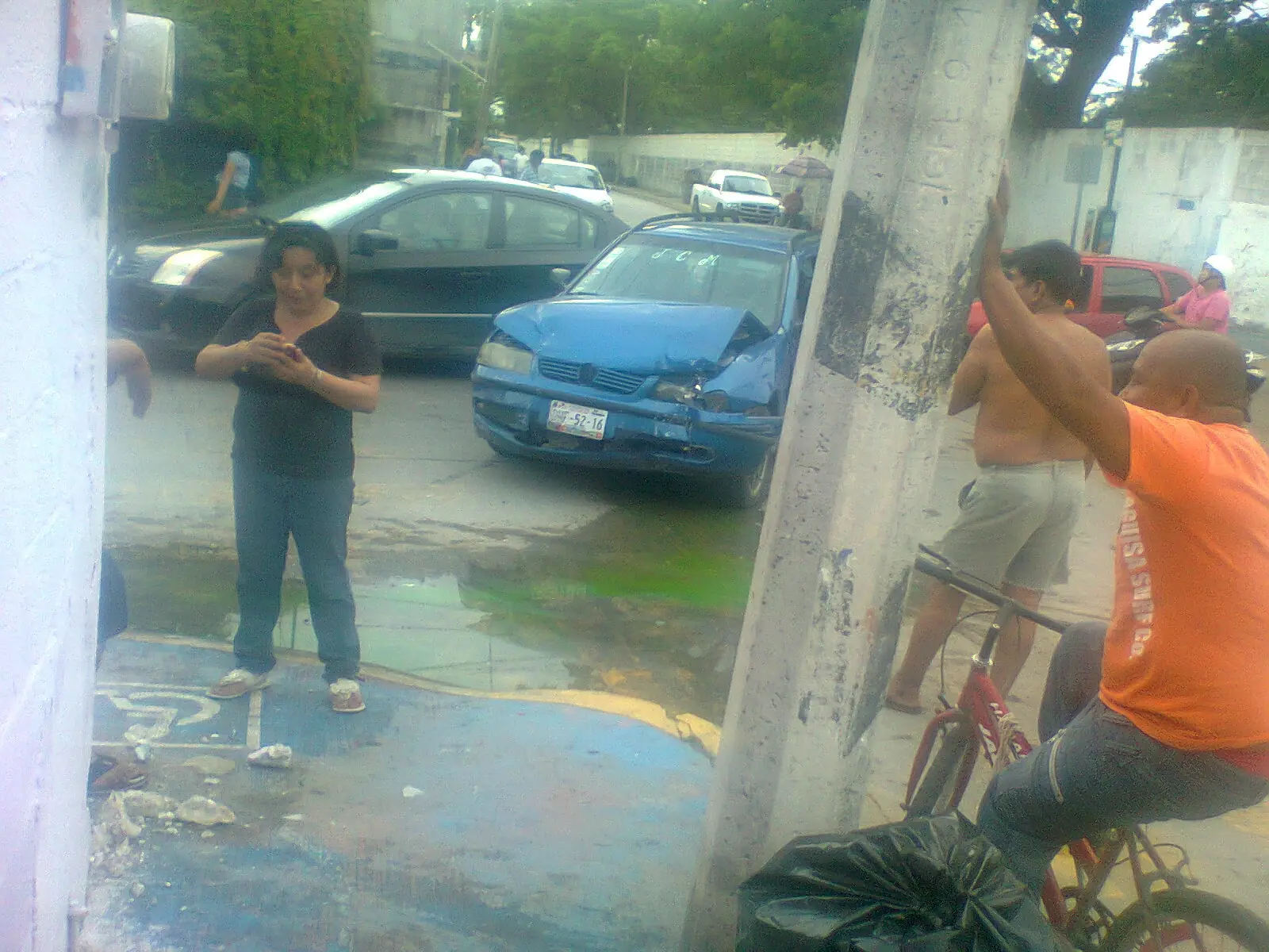 Chocaron en mi esquina y te lo muestro.