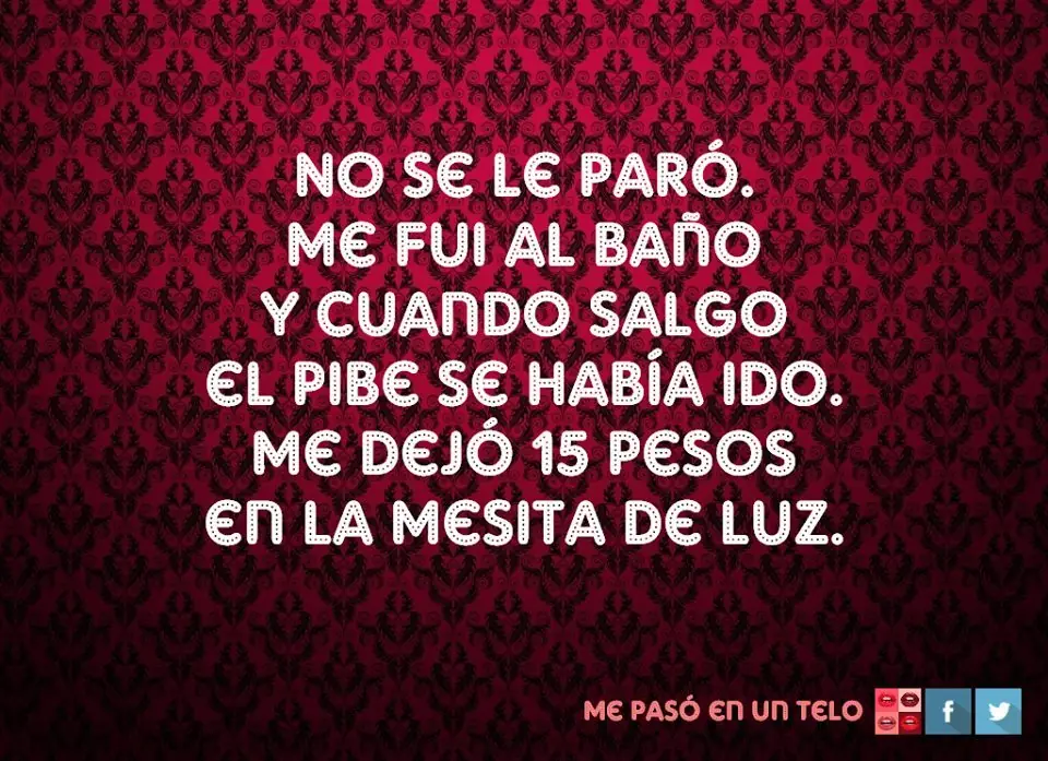 Me pasó en un TELO! +5 si te reis APTO