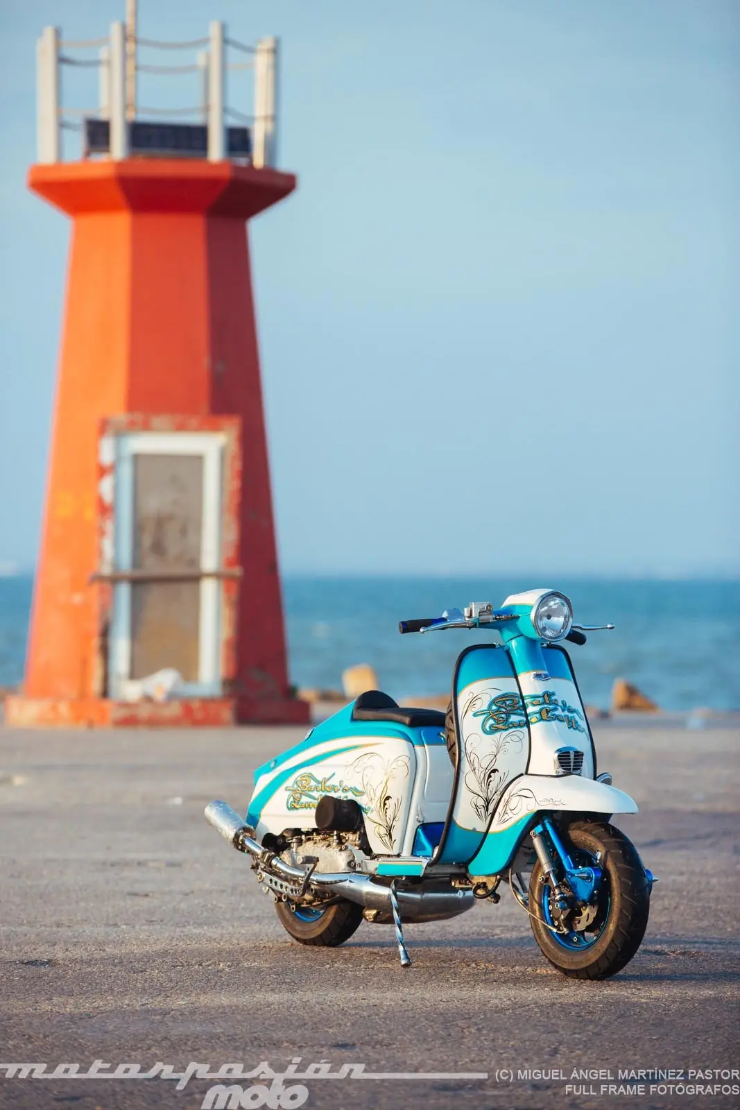 The Barber's Lambretta, personalización clásica