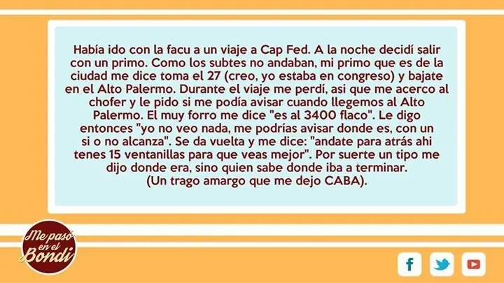 Me pasó en el bondi +7 si te hago reir