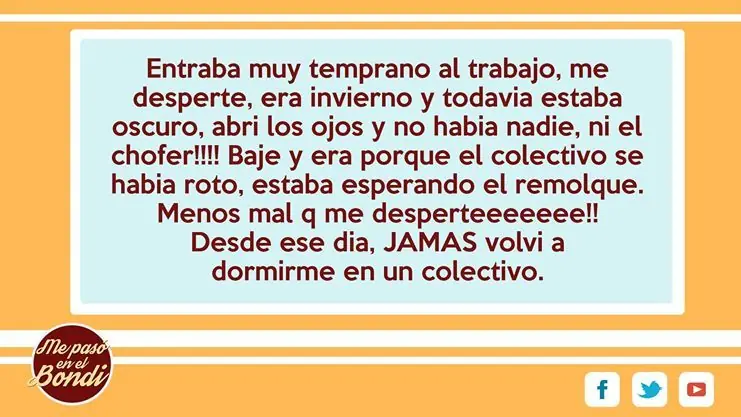 Me pasó en el bondi +7 si te hago reir