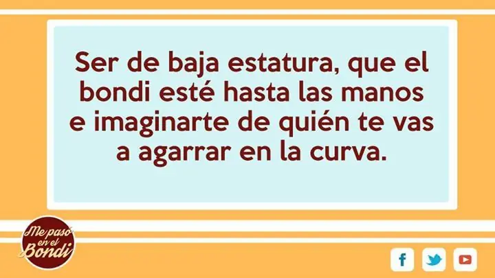 Me pasó en el bondi +7 si te hago reir