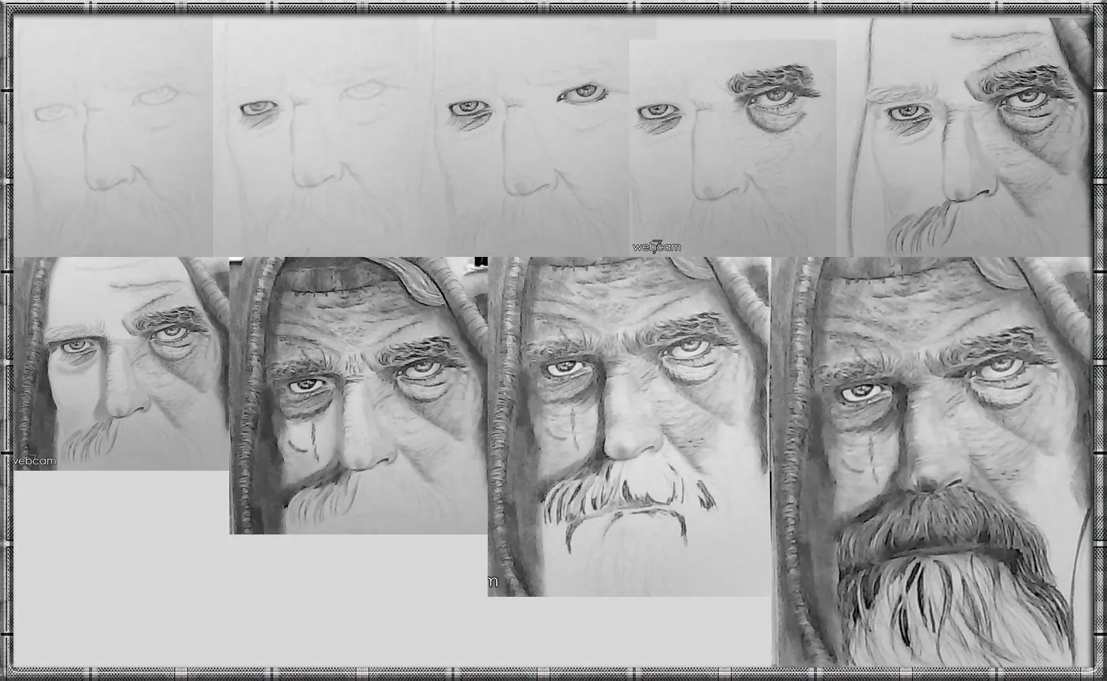 Dibujo realista en lápiz