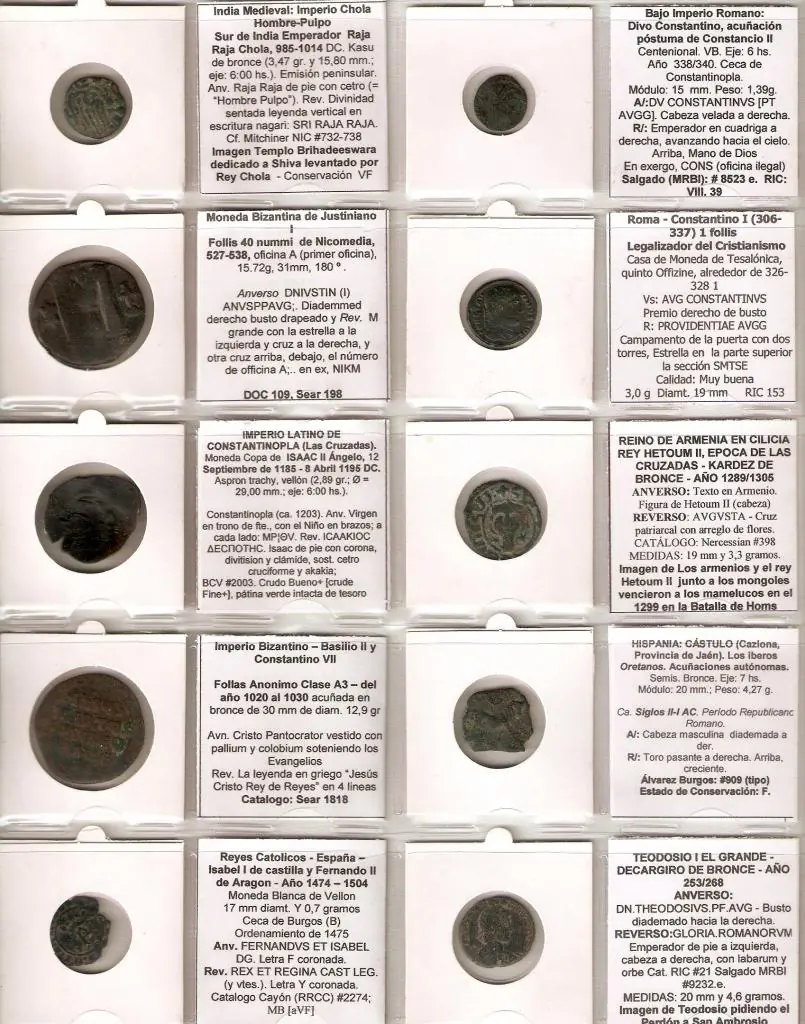 Mi Colección de Monedas Arqueológicas y Antiguas