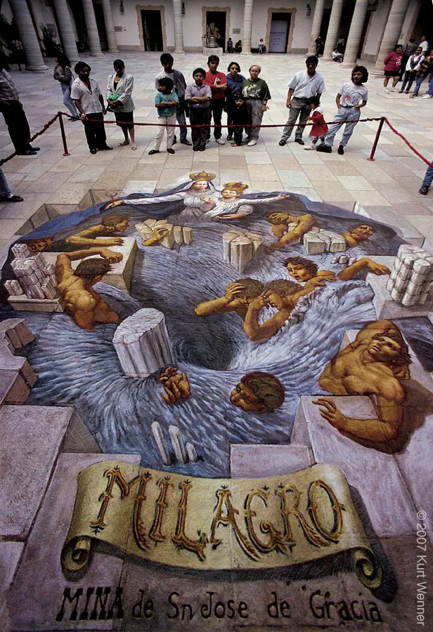 Pinturas hiperrealistas en plena calle (Kurt Wenner) Parte 1