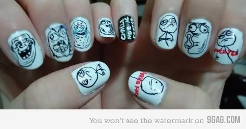 Uñas copadas