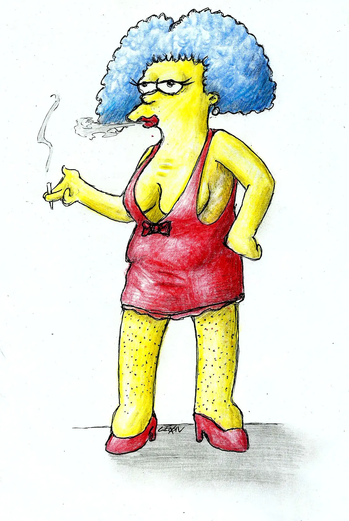 Simpsons: Mi homenaje (dibujos propios)