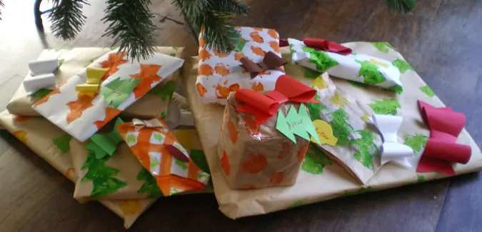 Originales envoltorios para regalos de Navidad