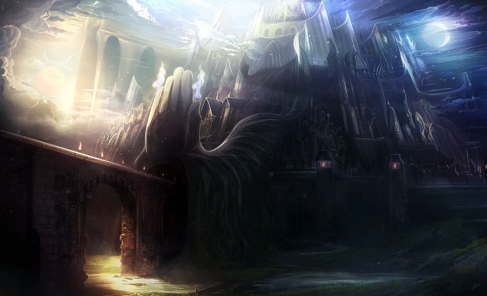 Dibujado en Paint + Skyrim(CS6)
