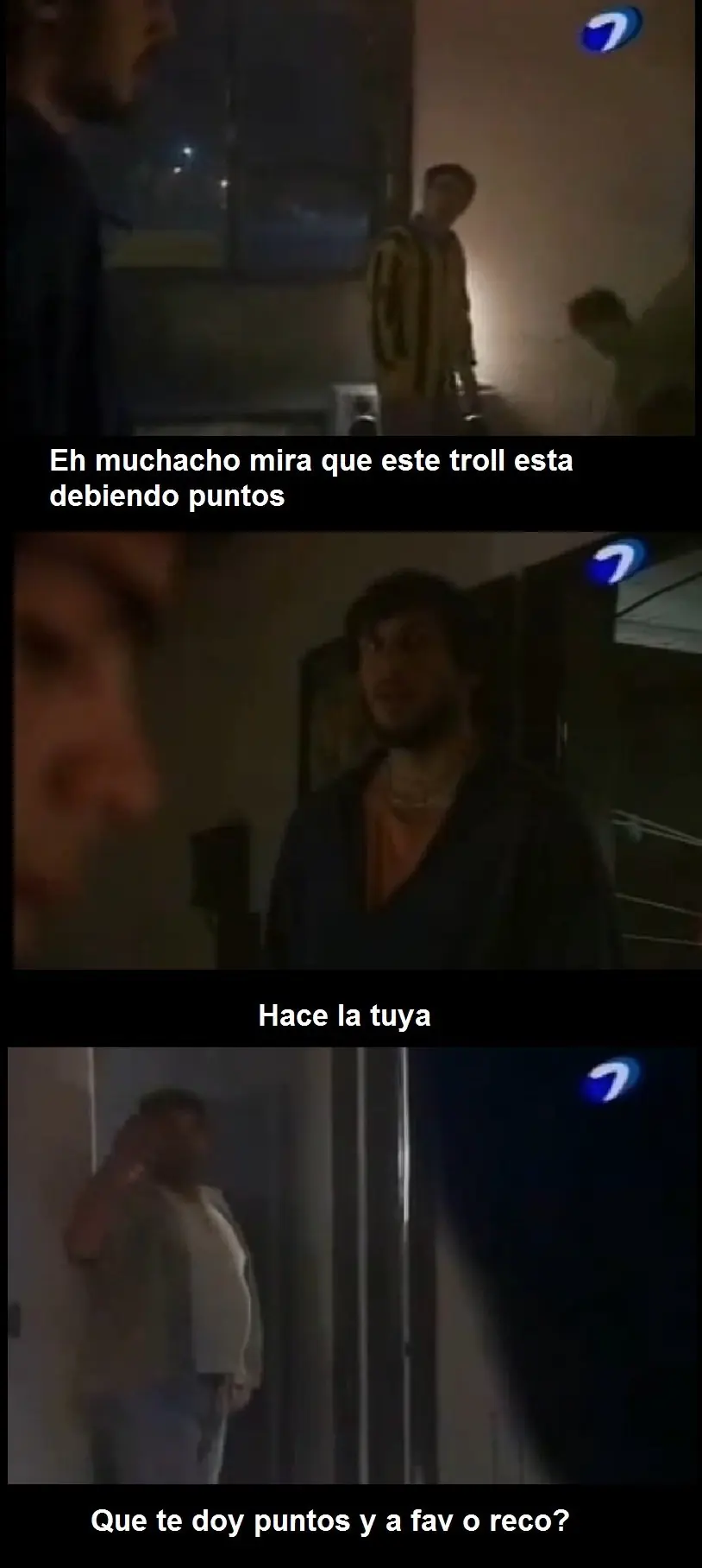 El Negro Pablo hablando como Maquinola (Okupas)
