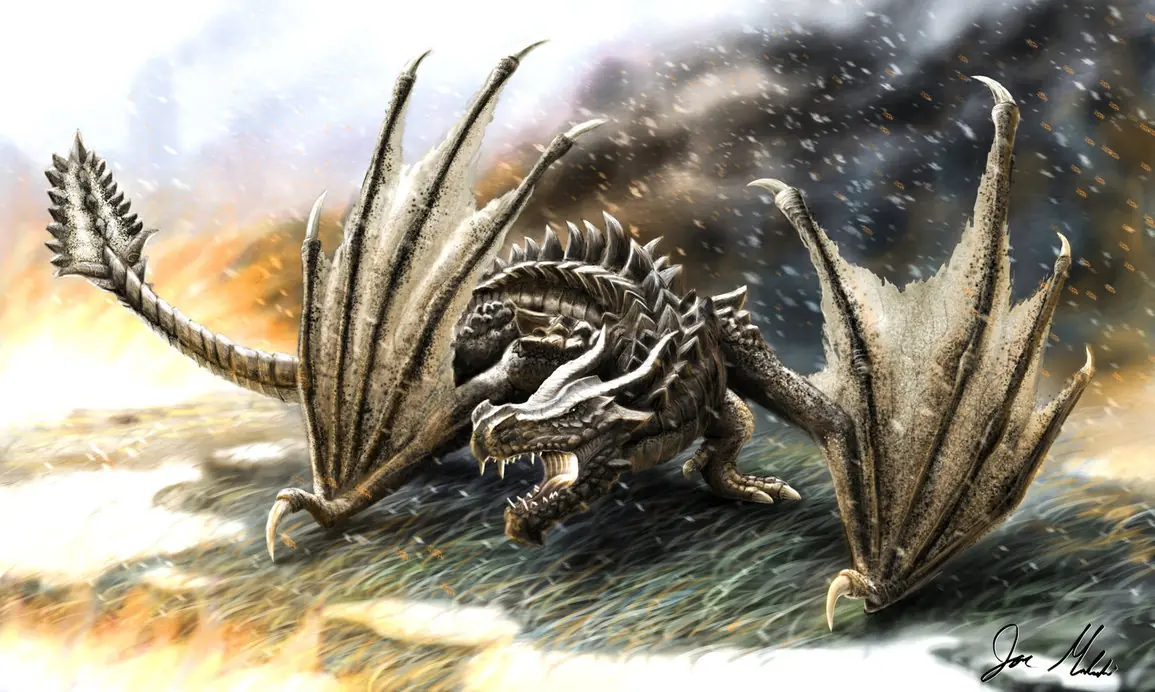 Dibujado en Paint + Skyrim(CS6)