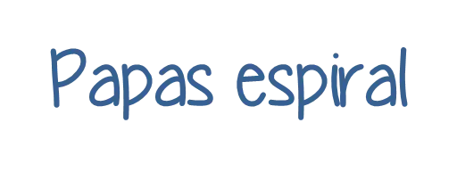 Papas en espiral y pescado para gordos granudos
