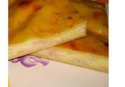 Torta de jamón y mozzarella