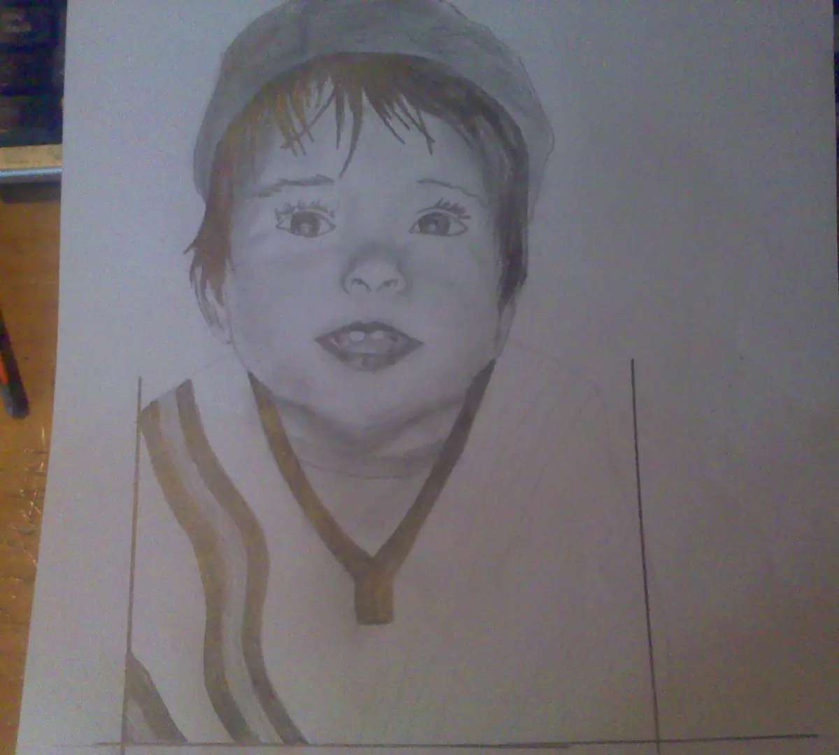 Dibujo de mi prima (intento de realismo )