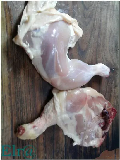 Hamburguesas de muslo de pollo