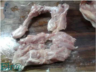 Hamburguesas de muslo de pollo