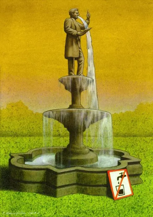 Dibujando sátira, ilustraciones de Pawel Kuczynski