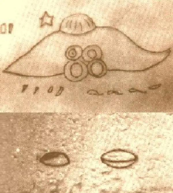 Imagenes de ovnis en la antigüedad