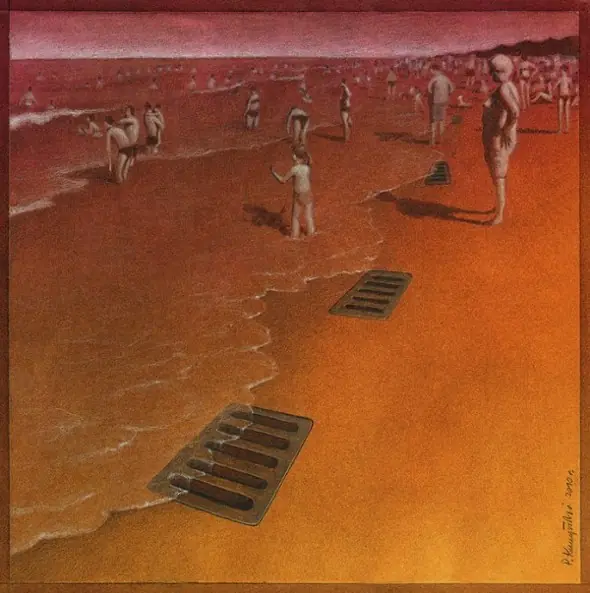 Dibujando sátira, ilustraciones de Pawel Kuczynski