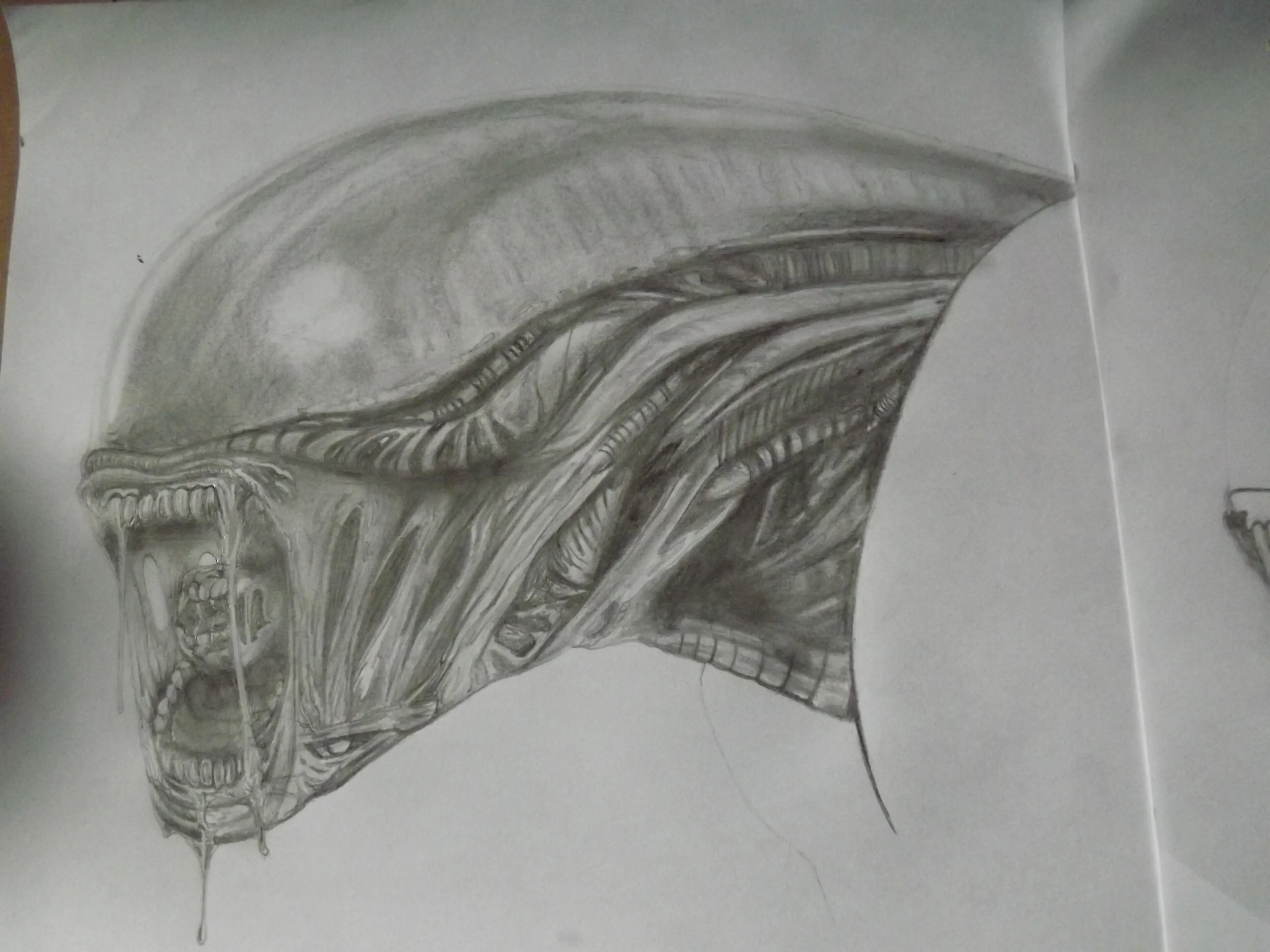 Dibujé un Xenomorfo "Alien" y te lo muestro [PS]