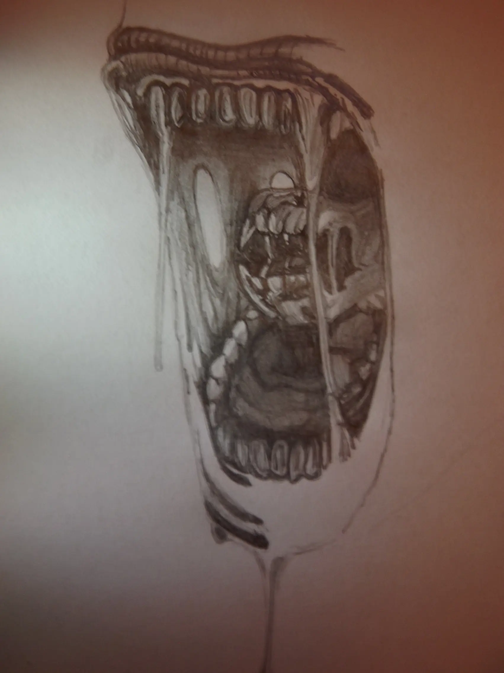 Dibujé un Xenomorfo "Alien" y te lo muestro [PS]