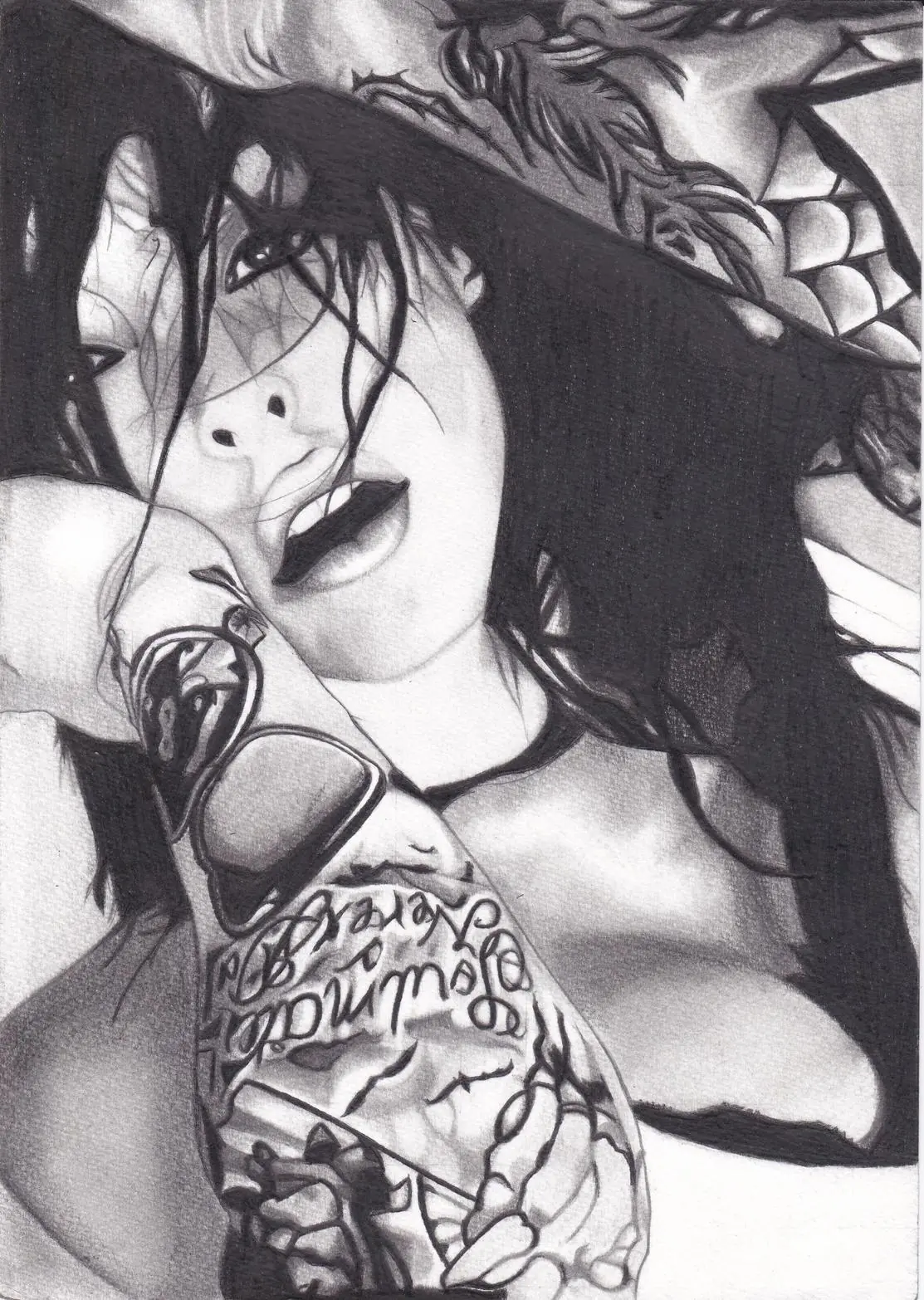 Retrato paso a paso "Chelsey Mac" (Dibujo Propio)