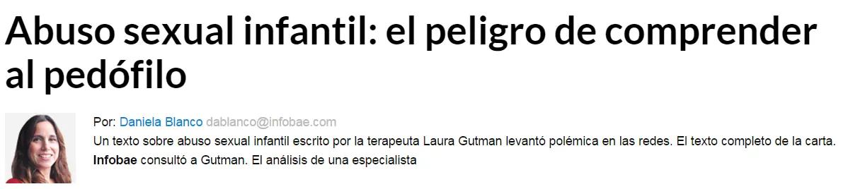 Pedofilia: el peligro de comprender al abusador