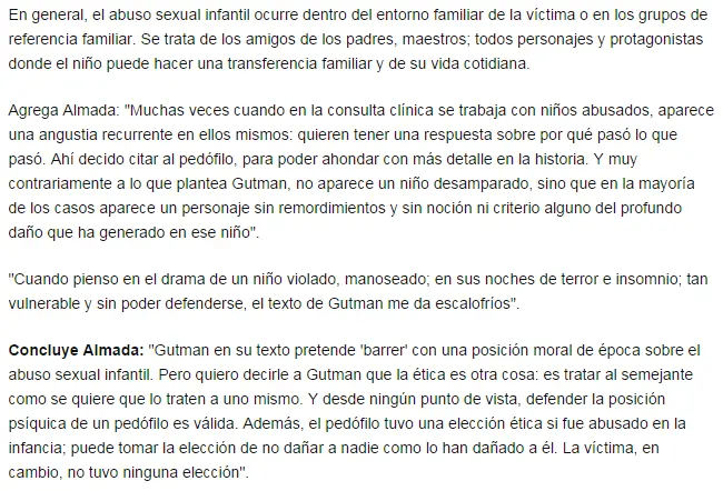 Pedofilia: el peligro de comprender al abusador