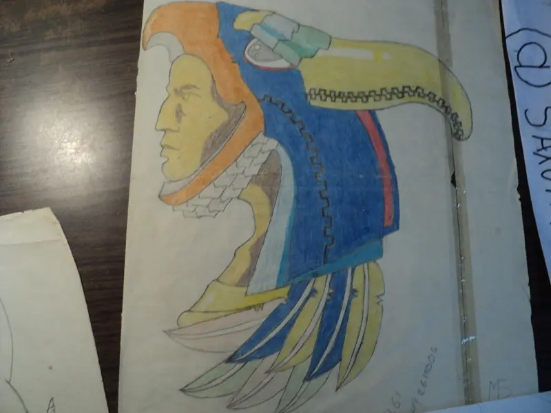 algunos dibujos y cuadros