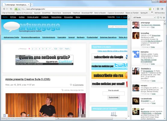 Flock abandona Firefox