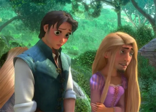 Personajes de disney; intercambios de ROSTROS
