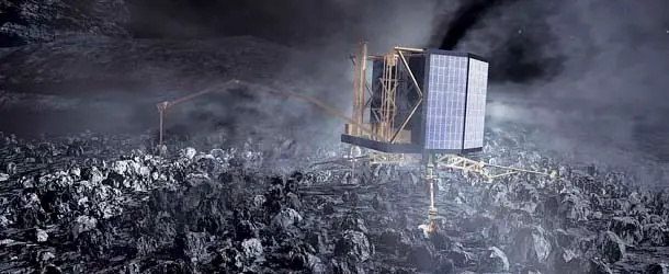 ¿Base extraterrestre en el interior del cometa de Rosetta?