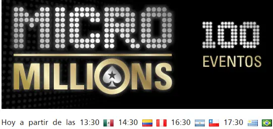 MicroMillions 9: Hoy juega el Main Event por $1 Millón GTS