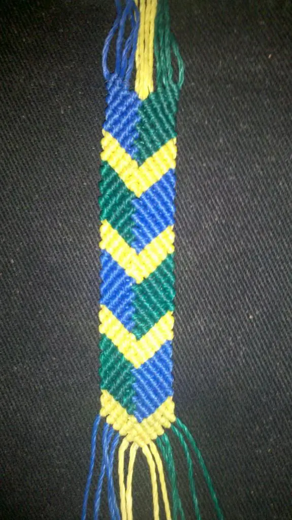 aprendiendo a trabajar macrame