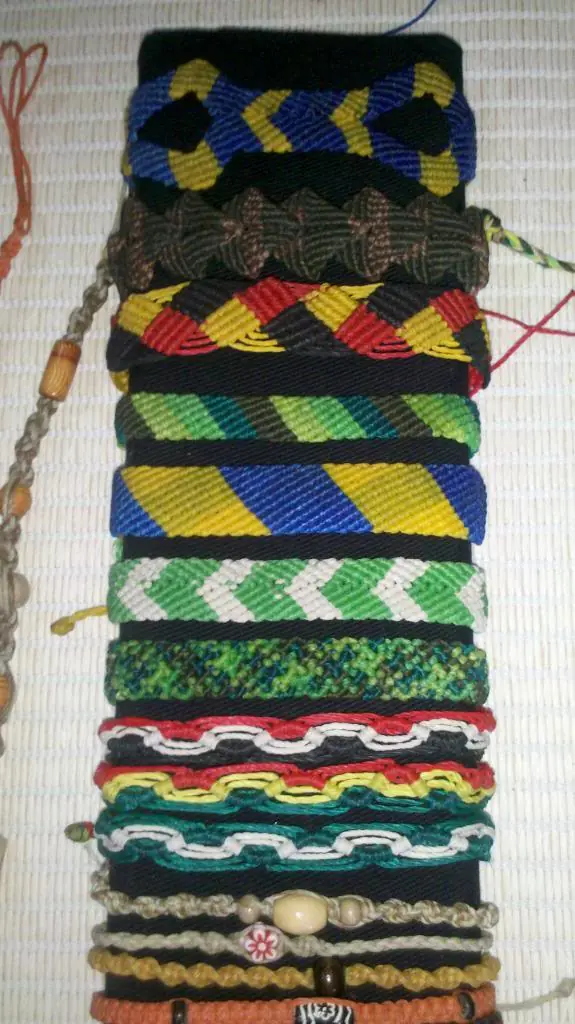 aprendiendo a trabajar macrame