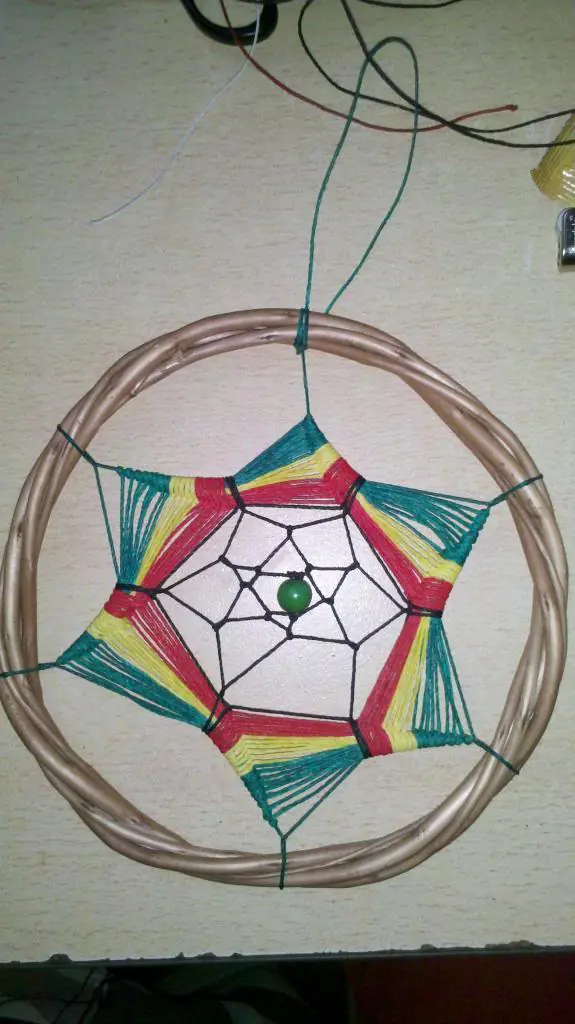 aprendiendo a trabajar macrame