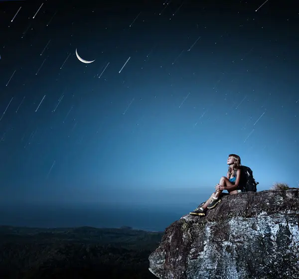 Lluvia de estrellas tonight