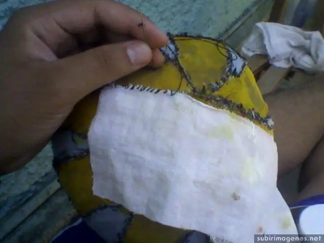 Pelota de futbol hecha por mi..