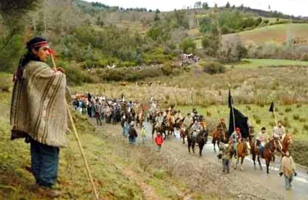 indios mapuches de origen chilen
