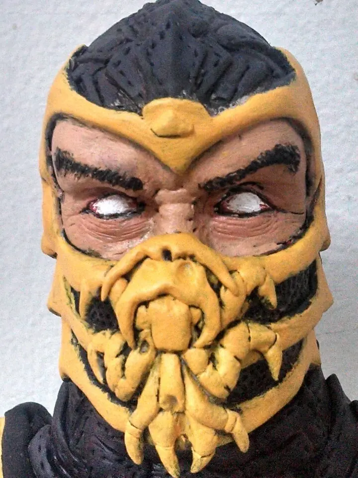 escultura scorpion (mortal kombat)