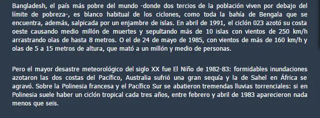 Condiciones