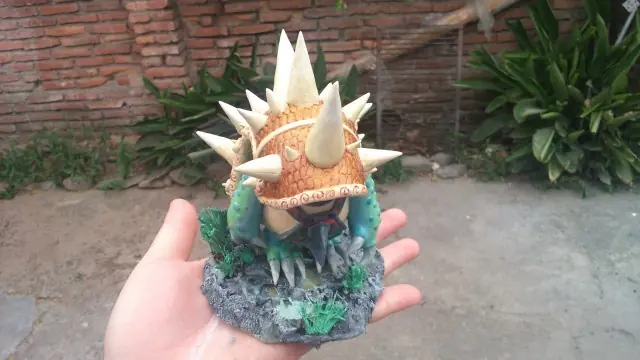 Rammus "league of legends" (epoxi y porcelana fria