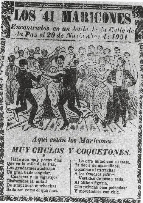 El baile de los 41 maricones.