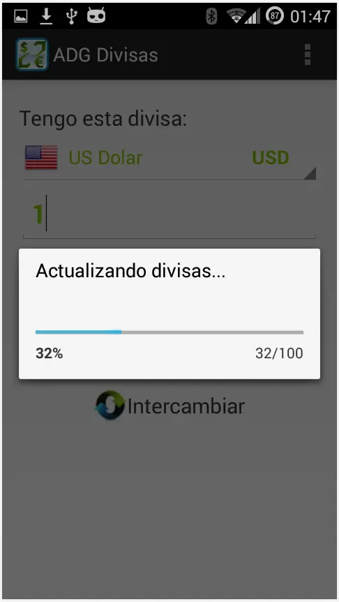 ADG Divisas (Mi primera aplicación android)