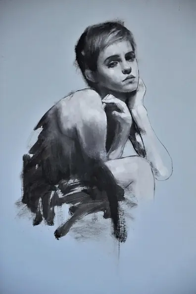 Emma Watson en pinturas