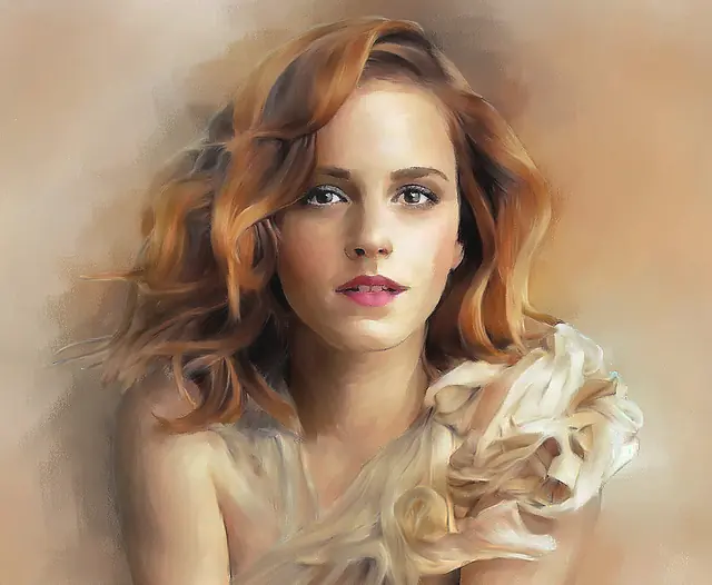 Emma Watson en pinturas