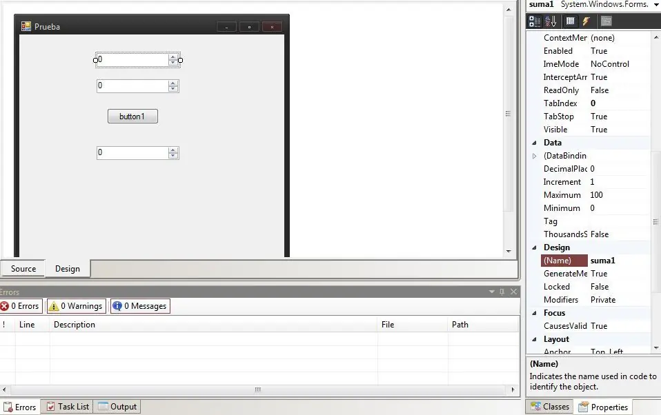 C# y WinForms en 2 horas, o me cuelgo