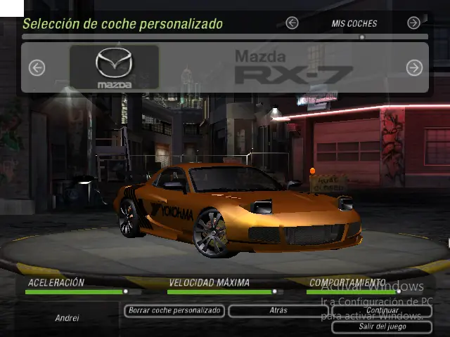 PC master race - Mis autos en NFS